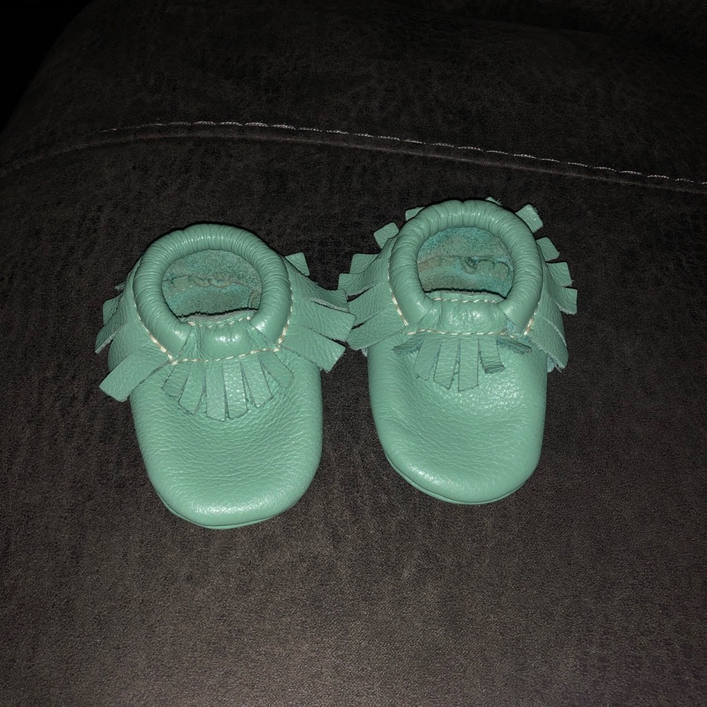 Size 0 Moccasins - Green
